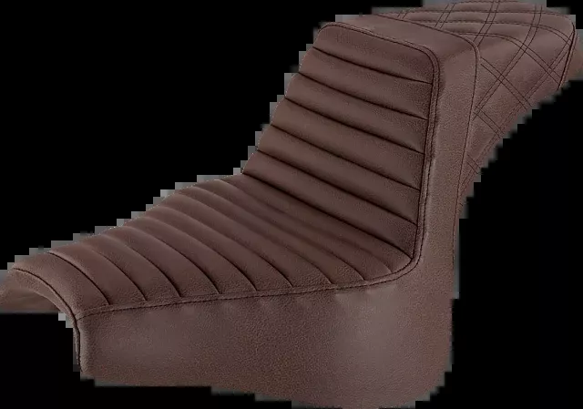 Saddlemen Dark Brown Step-Up Gel Seat for 2018-2023 Harley Fat Bob FXFB FXFBS
