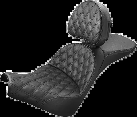 Saddlemen Explorer Lattice Gel Seat & Backrest for 2018-2026 Harley Softail FXBB