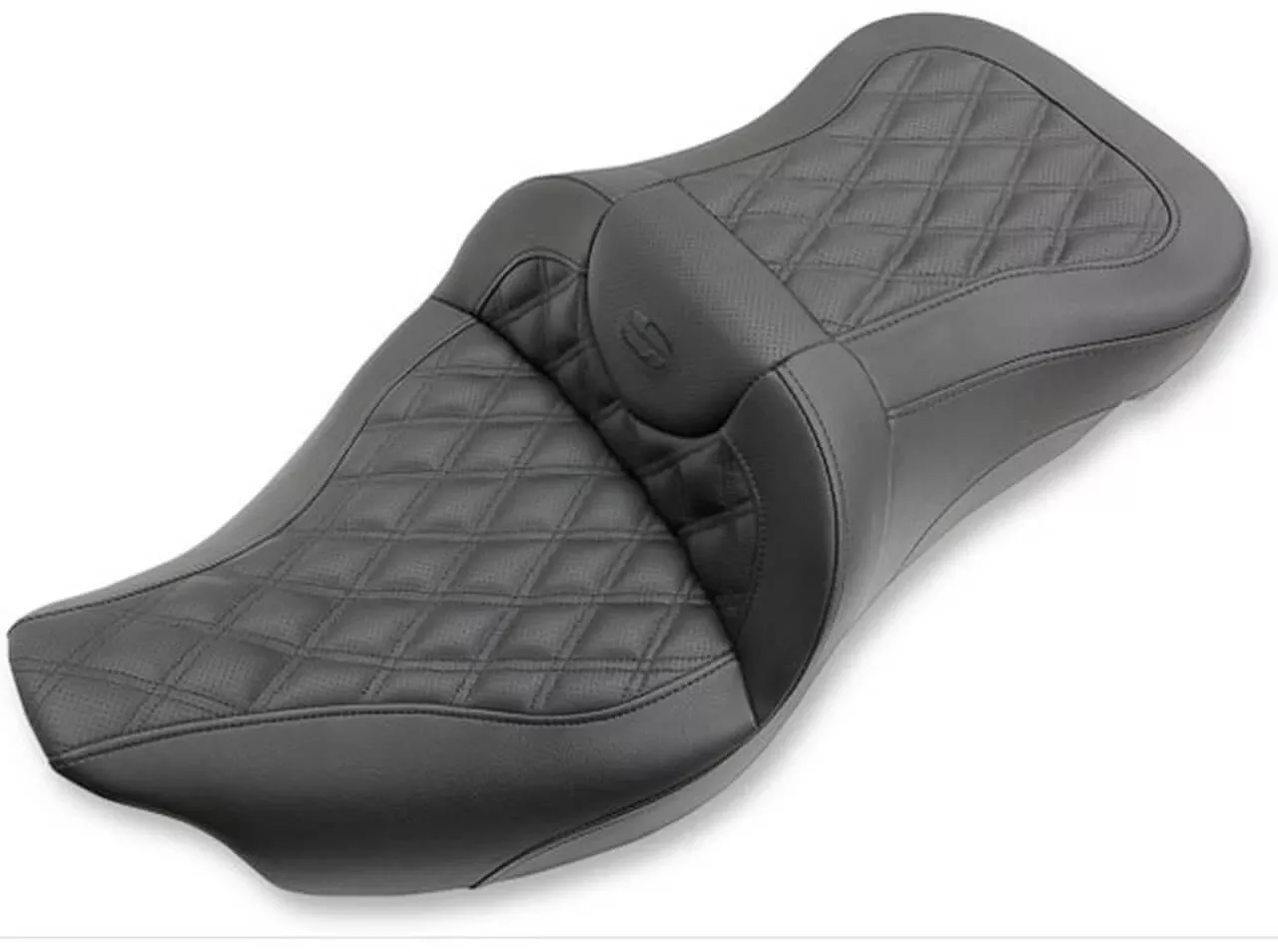 Saddlemen Extended Reach Road Sofa LS Seat for Harley Davidson Touring Models '08-Up (Not for '24-Up FLHX/FLTR Models)