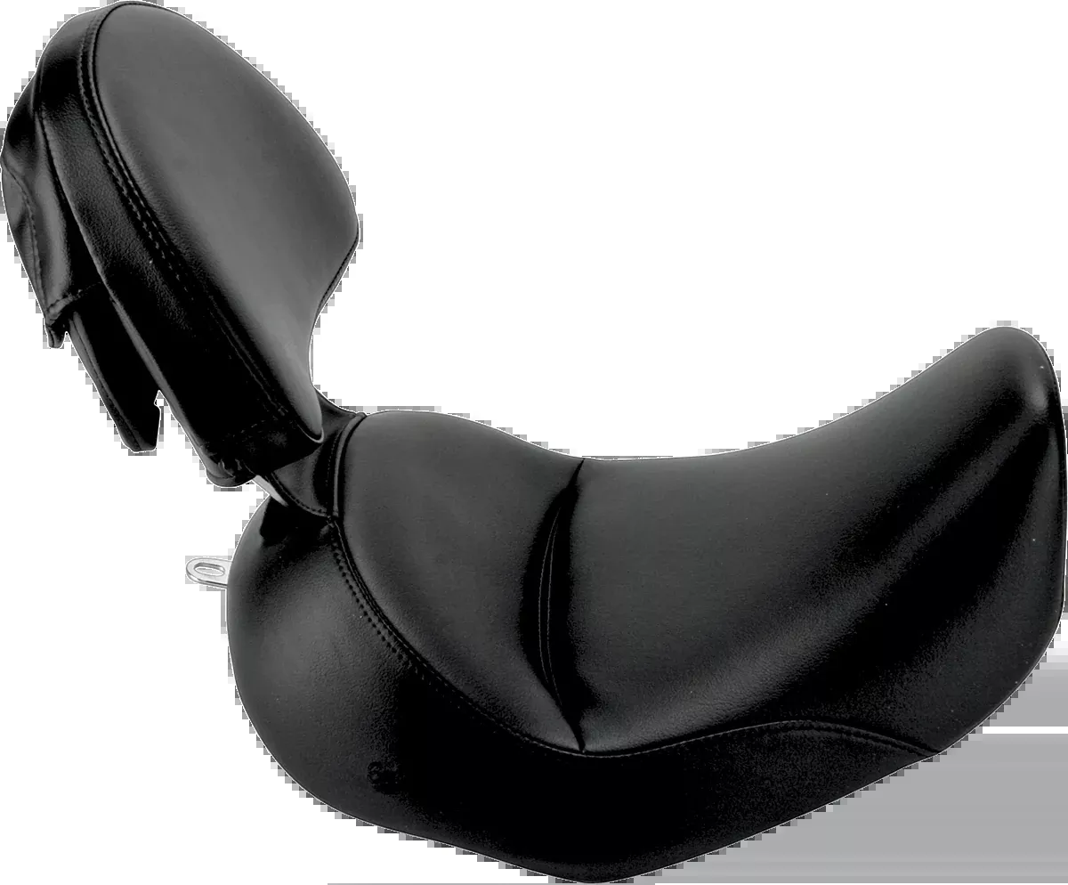 Saddlemen Heels Down Gel Seat w/ Backrest for 2006-2017 Harley Softail Heritage