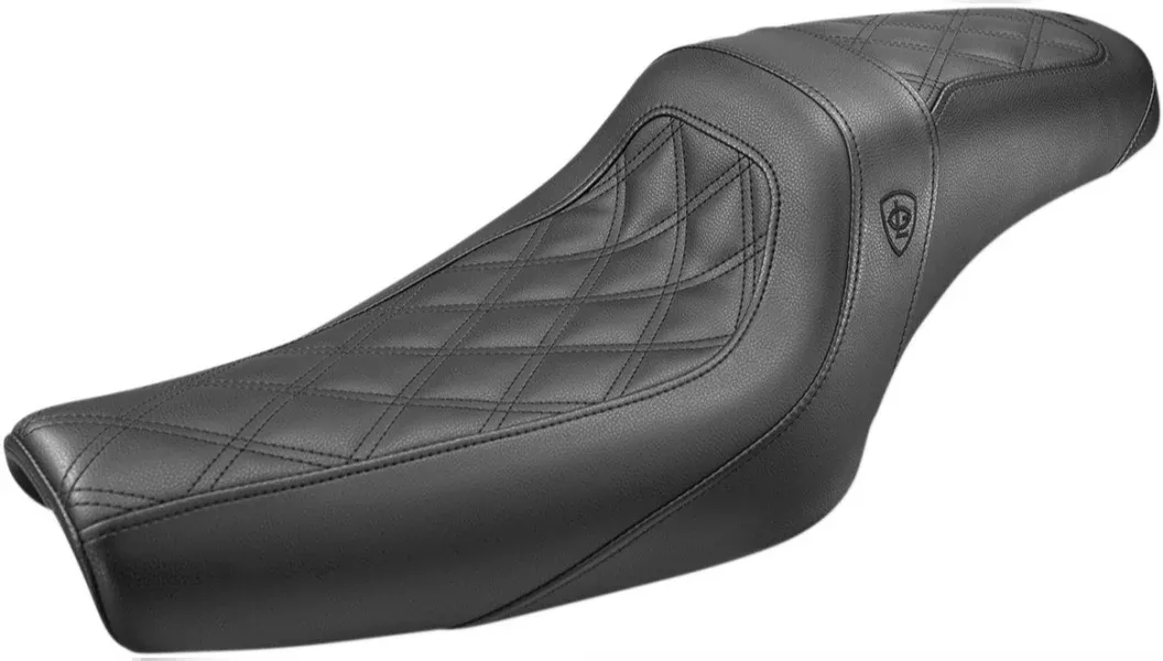 Saddlemen Lutzka Pro Series Black Seat 4 Harley 04-22 XL W/3.3 Tank 10-22 XLX W/2.1 Tank
