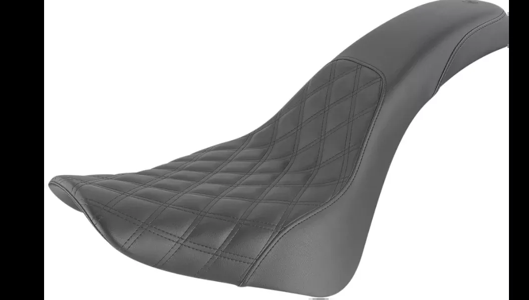 Saddlemen Profiler Lattice Stitch Black Seat 4 Harley Softail 18-23 FLDE/FLHC/FLHCS/FLSL