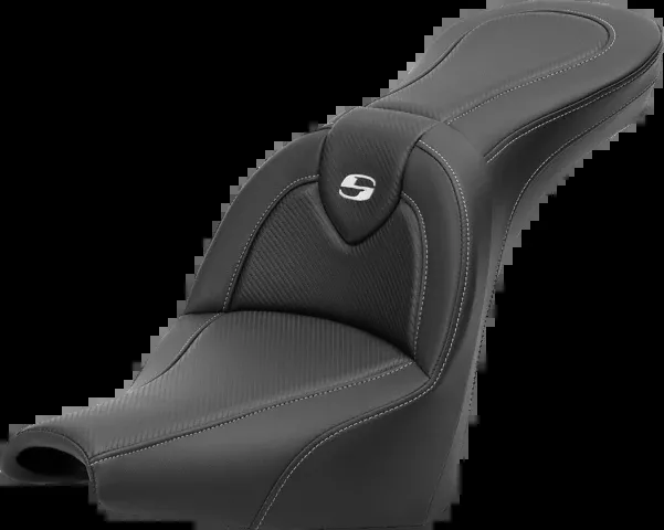 Saddlemen Roadsofa Carbon Fiber Gel Seat 2018-26 Harley Softail Street Bob FXST