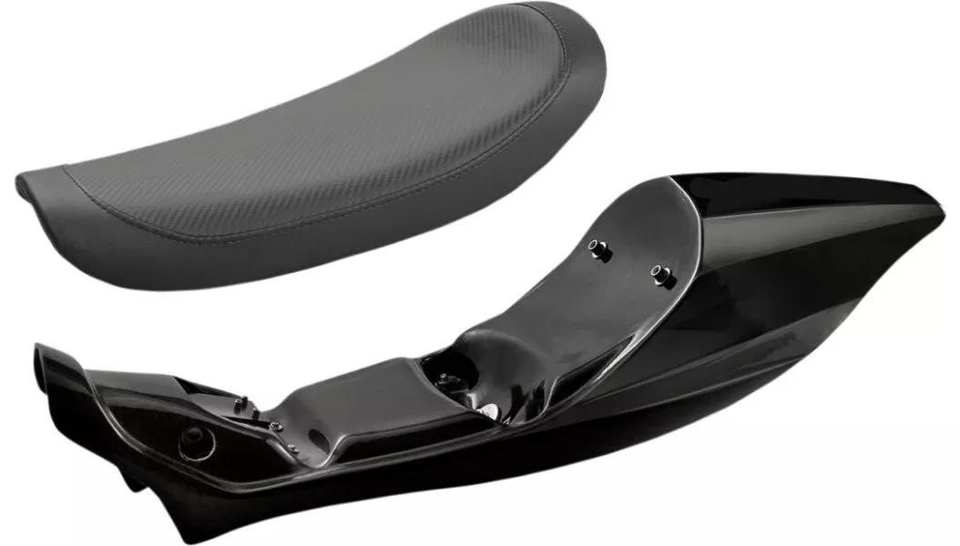 Saddlemen Ronan Carbon Kit Black Tail Section w/ Seat Harley Sportster XL 04-20