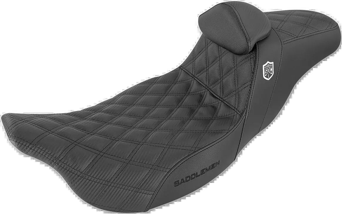 Saddlemen SDC Performance Seat & Backrest 2008-2025 Harley Touring Road Glide
