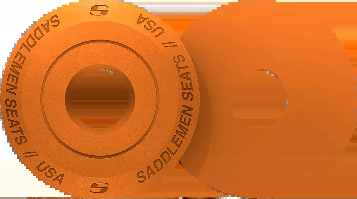Saddlemen Single Orange Motorcycle Seat To Fender Washer for Harley Davidson
