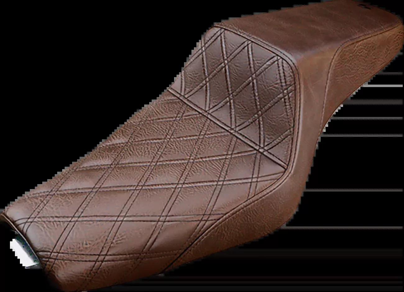 Saddlemen Step-Up Brown Lattice Gel Seat for 2004-2022 Harley Sportster 883 1200
