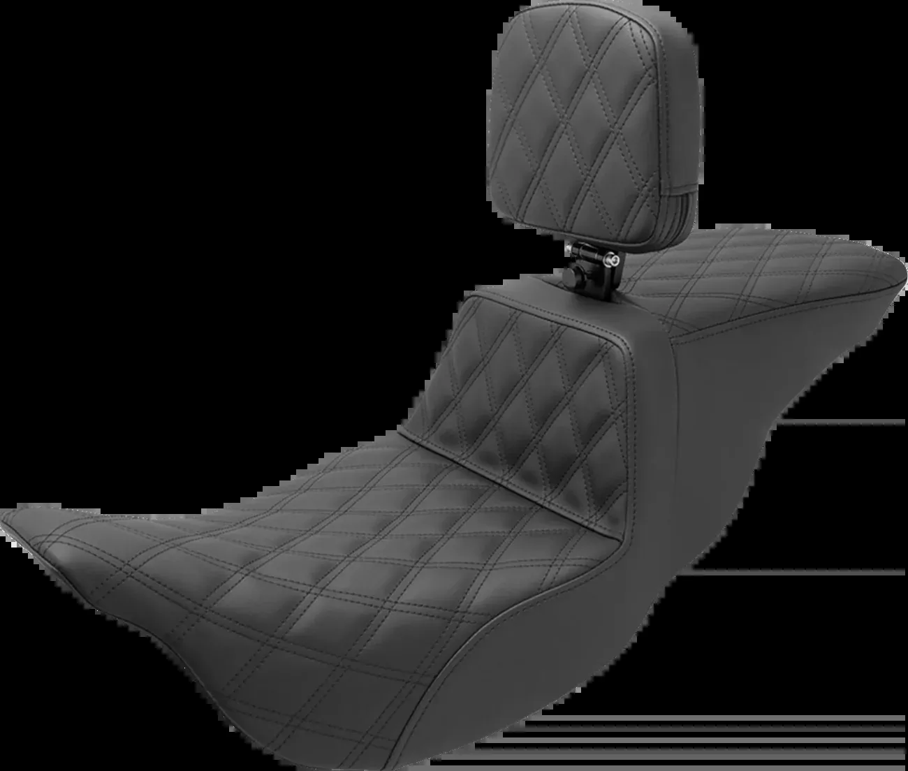 Saddlemen Step Up Lattice Stitch Gel Seat & Backrest for 2008-25 Harley Touring