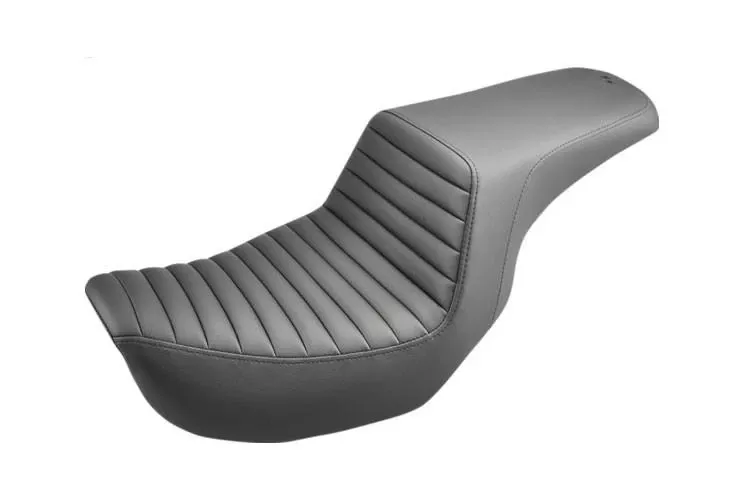 Saddlemen Step Up Seat with GelCore for Harley Davidson Dyna Models '06-17 - Tuck and Roll