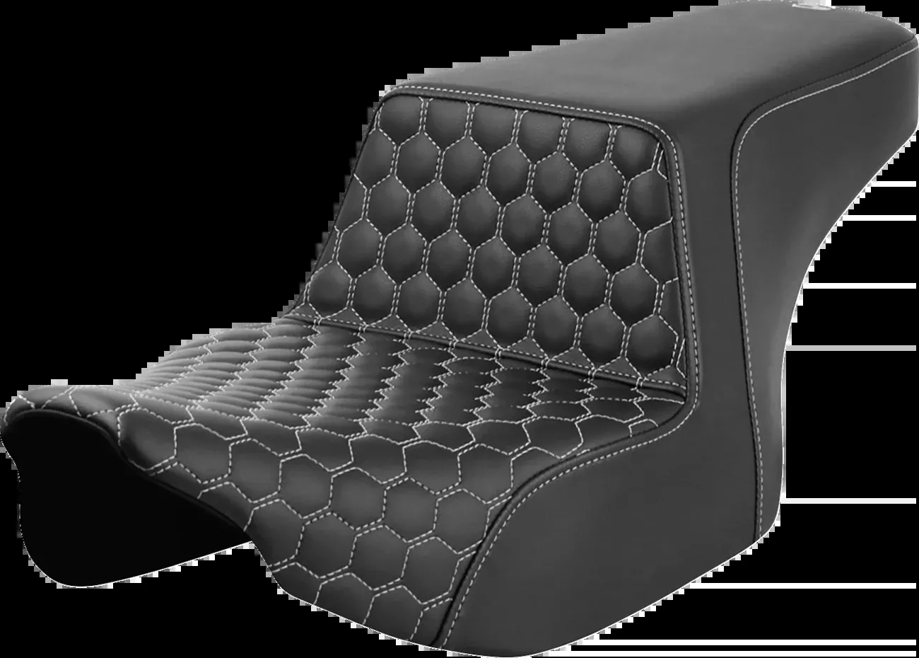 Saddlemen Step Up Silver Honeycomb Gelcore Seat fits 2023-2026 Harley Touring