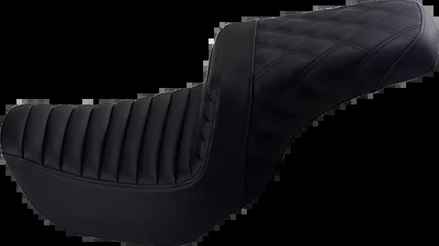 Saddlemen Step-Up Tuck n Roll Lattice Gel Seat fits 2006-2017 Harley Dyna FXD