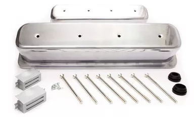 SBC Alum Tall Center Bolt V/C Plain Polished R6046