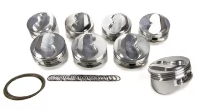 SBC Domed Piston Set 4.185 Bore +10.9cc 207513