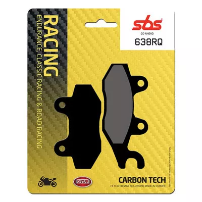 SBS Kawasaki Ninja 400 18-23 Carbon Tech Rear Brake Pads