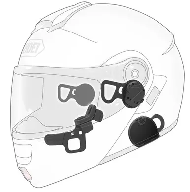 Sena 10U Motorcycle Bluetooth Communication System fits Shoei Neotec
