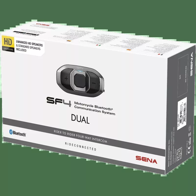 Sena SF4 Bluetooth Communication System With HD Speakers (Dual Pack)