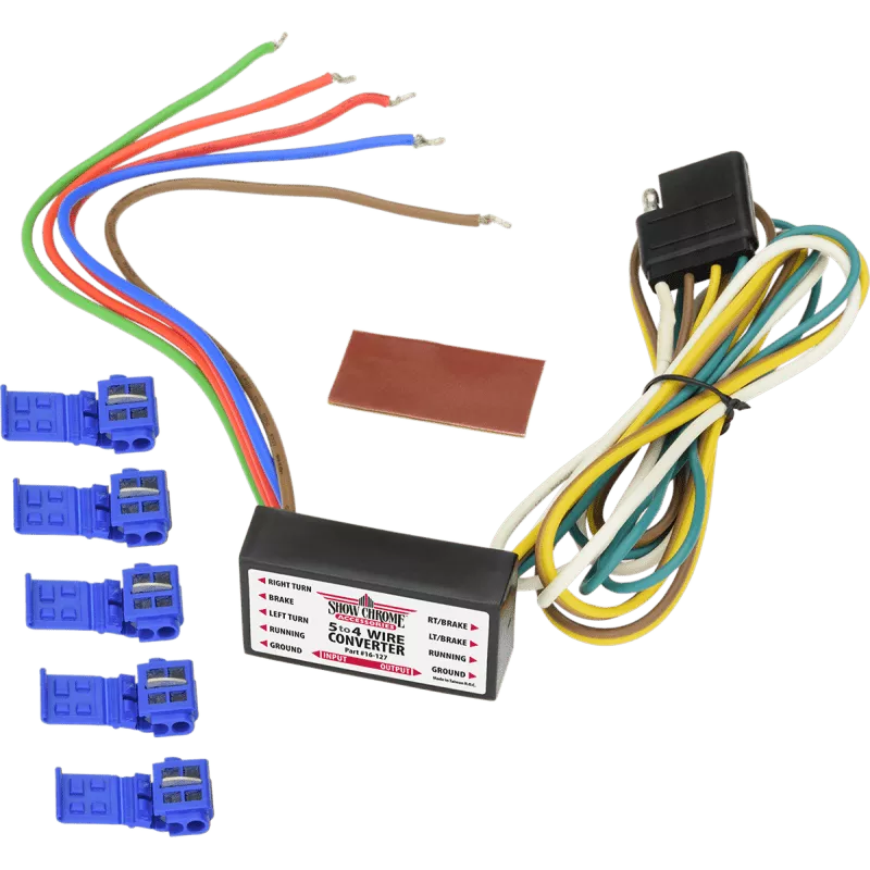 Show Chrome 5-To-4 Trailer Wire Converter