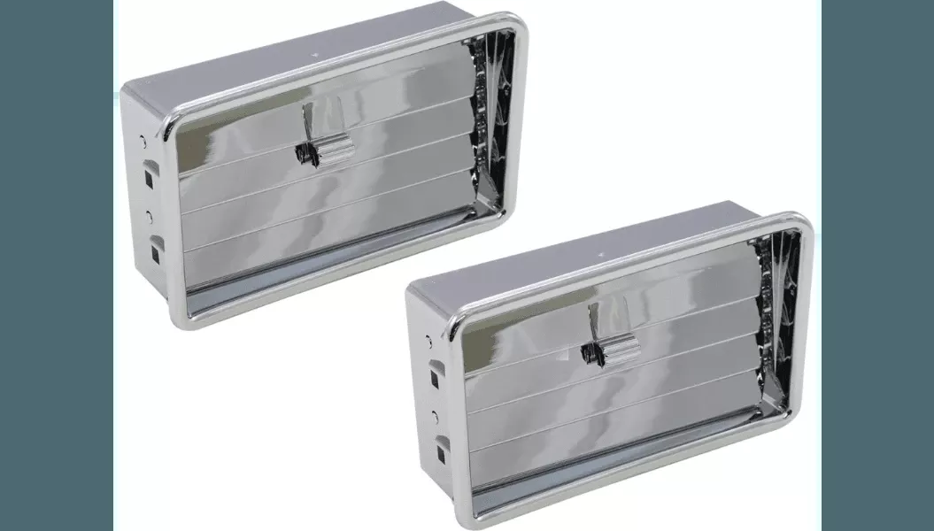 Show Chrome Lower Air Vents for Honda GL1800 '01-05
