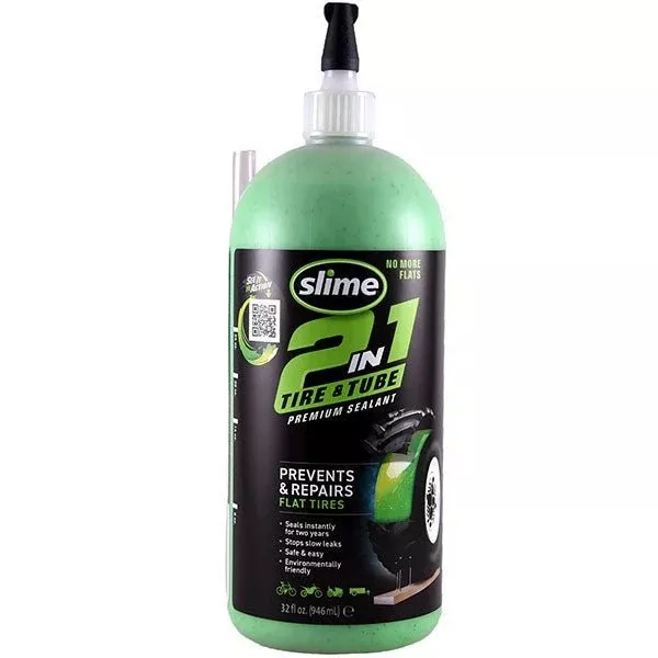 Slime 2-In-1 Tire & Tube Sealant (10194-2)