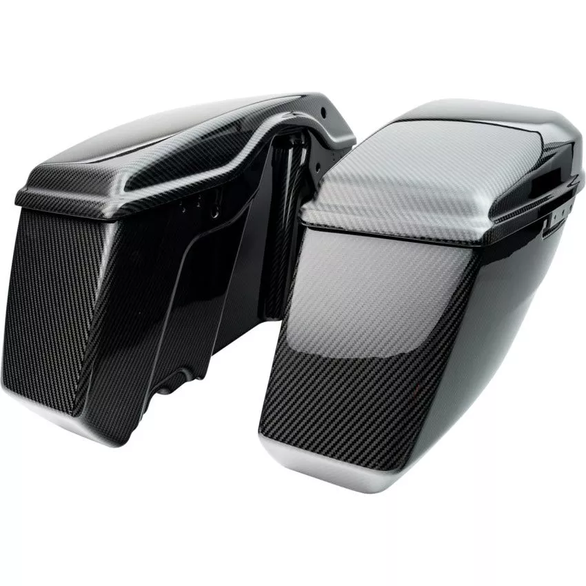 Slyfox Carbon Fiber Saddlebags for Harley 23-25 Touring