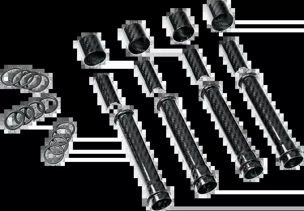 Slyfox Pushrod Covers – Carbon Fiber – M8