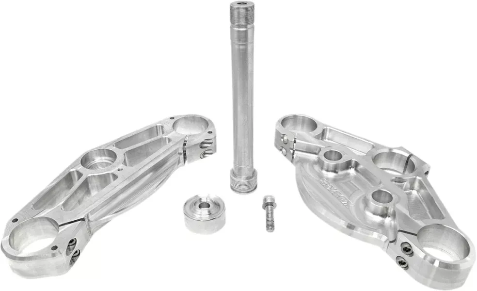 Slyfox Raw 49 mm Triple Tree Set Upper and Lower Harley Touring 99-13 SF13TK-1