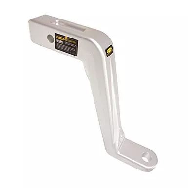 Smittybilt 2940 Aluminum 10" Drop Ball Mount Satin
