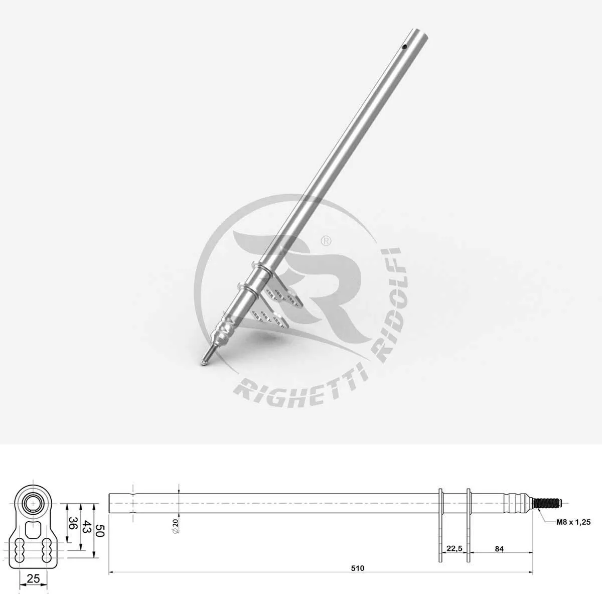 Steering Shaft for CRG Kart