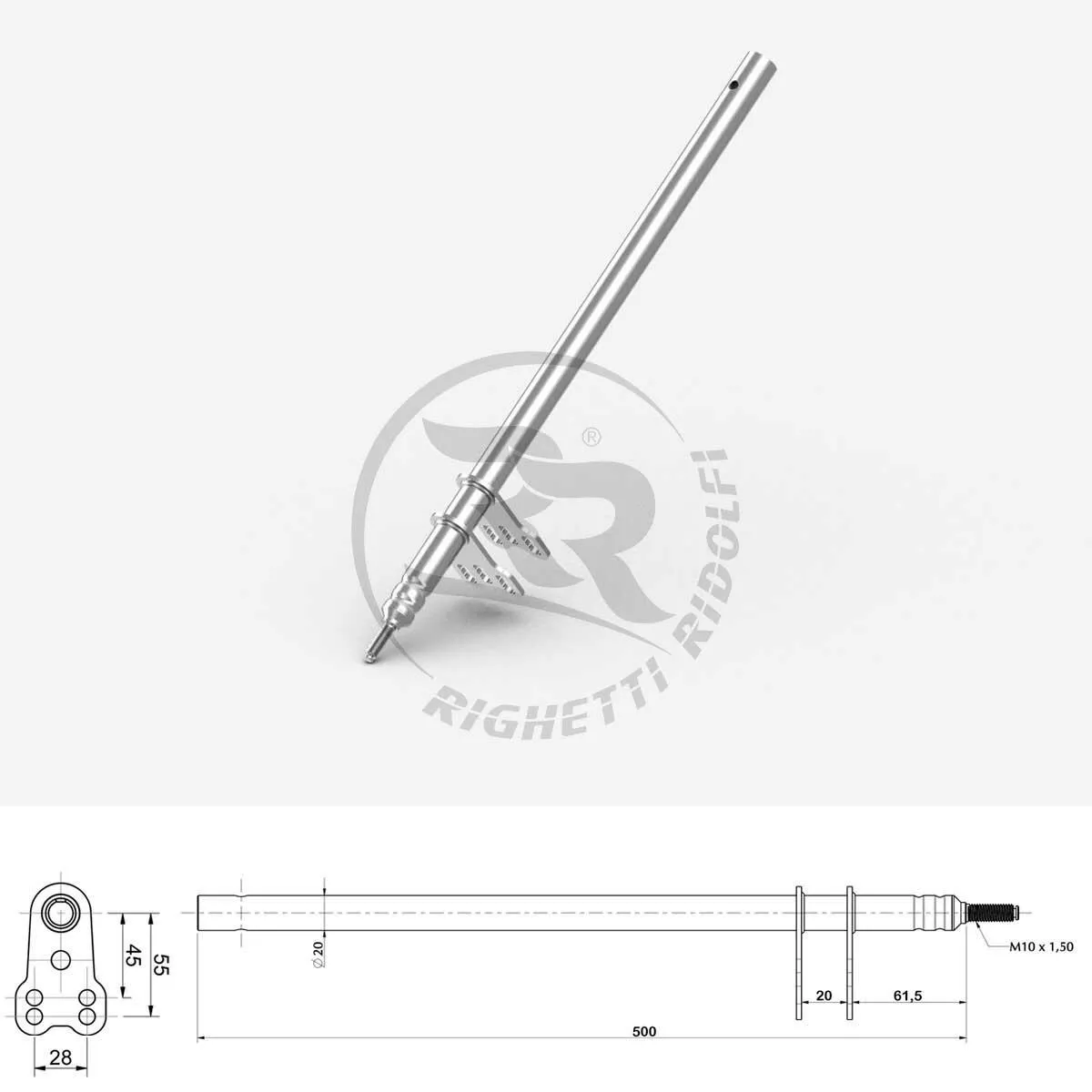 Steering Shaft for Tony Kart (OTK)