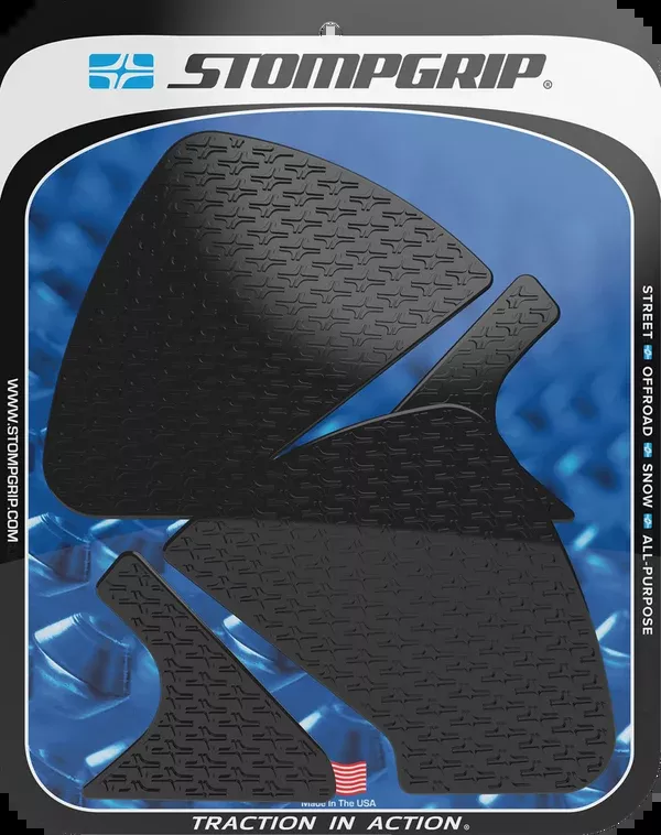 StompGrip Tank Grips – Icon – Black – Ducati – Monster ’21-’25