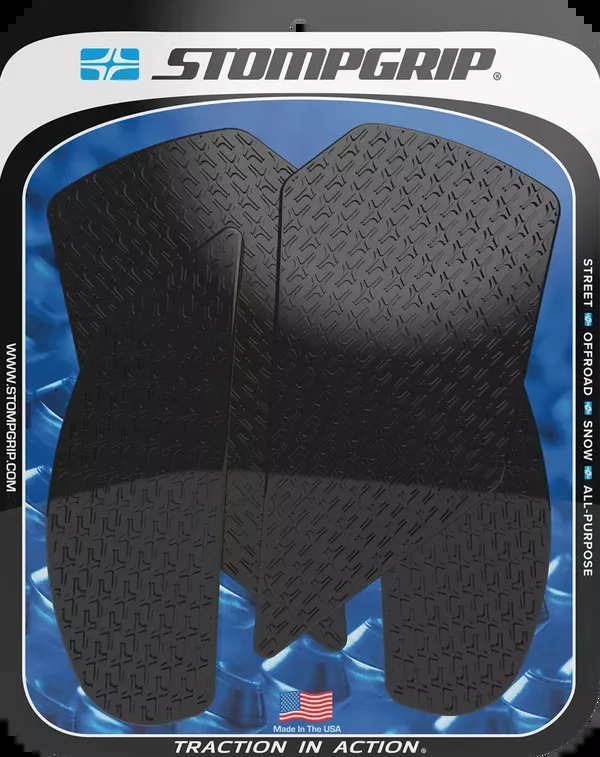 StompGrip Tank Grips – Icon – Black – Kawasaki – Ninja ’11-’25