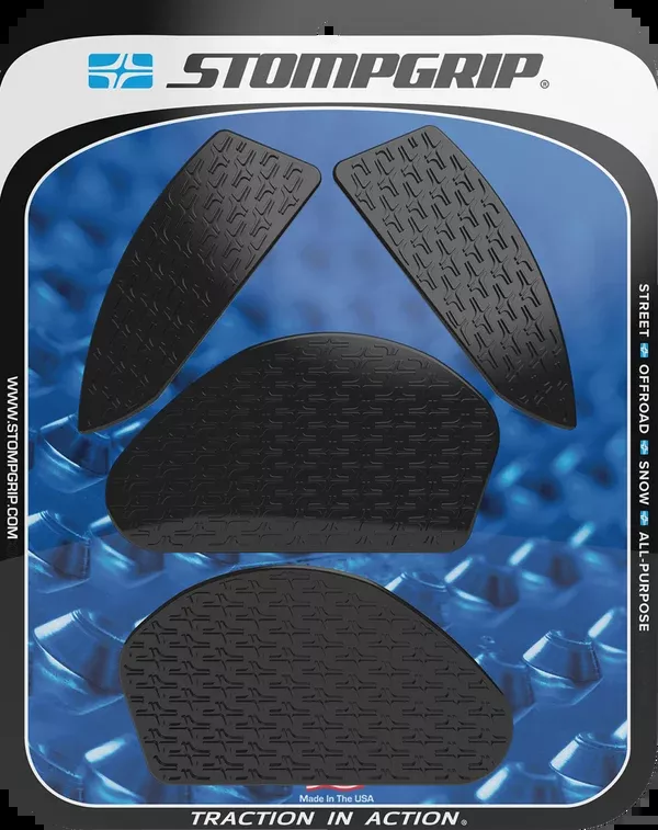 StompGrip Tank Grips – Icon – Black – Yamaha – MT ’20-’25