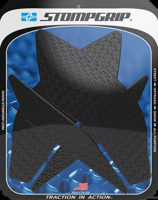 StompGrip Tank Grips – Icon – Black – Yamaha – YZF ’15-’25