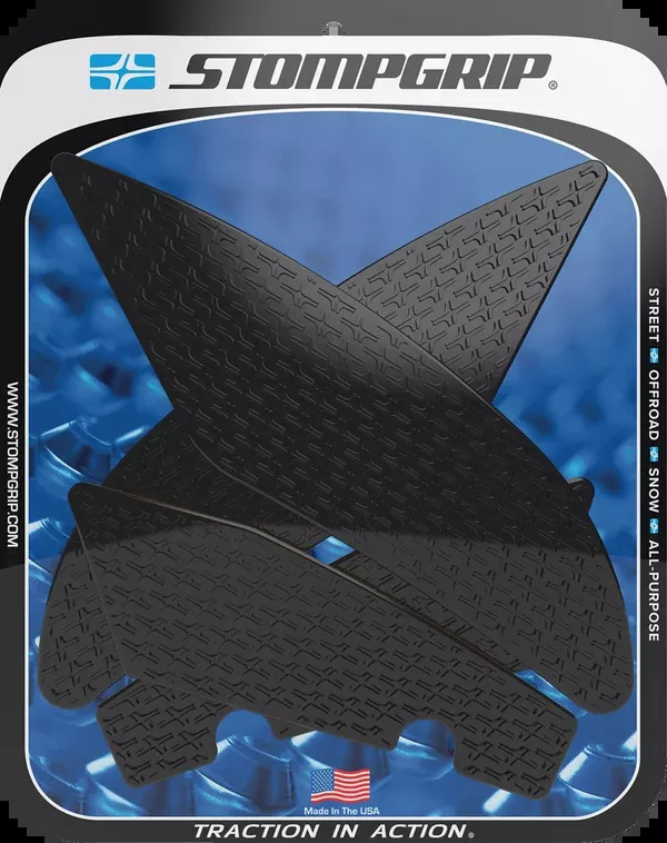 StompGrip Tank Grips - Icon - Black - Yamaha - YZF