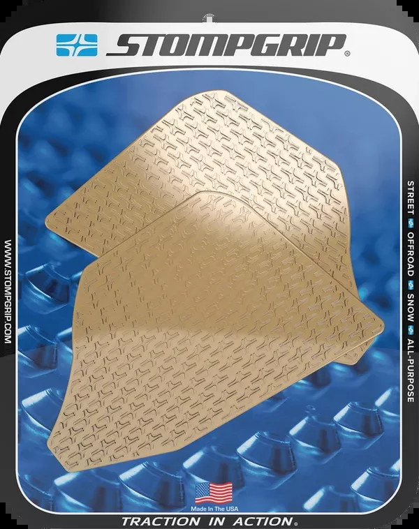 StompGrip Tank Grips – Icon – Clear – Ducati – Multistrada ’22-’25