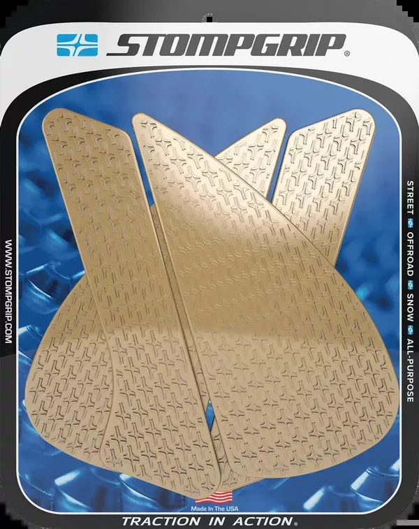 StompGrip Tank Grips – Icon – Clear – Honda – CBR ’21-’25
