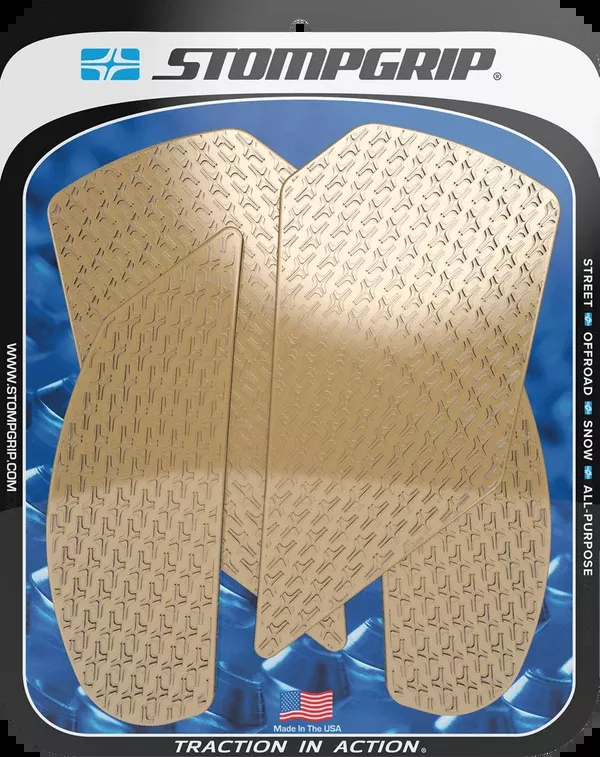StompGrip Tank Grips - Icon - Clear - Kawasaki - Ninja '11-'25