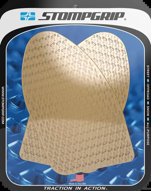 StompGrip Tank Grips – Icon – Clear – Suzuki – GS ’22-’25