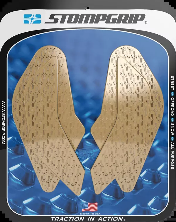 StompGrip Tank Grips – Icon – Clear – Suzuki – GS ’24-’25