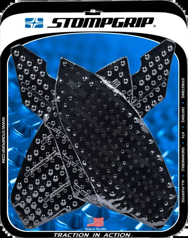 StompGrip Tank Grips – Volcano – Black – BMW – S ’09-’14