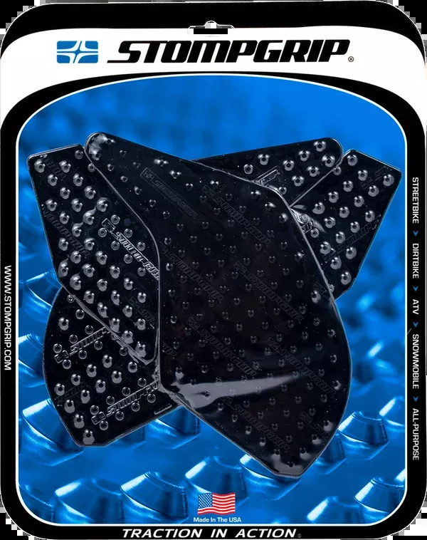 StompGrip Tank Grips – Volcano – Black – Kawasaki – Ninja ’13-’17