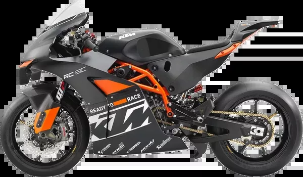 StompGrip Tank Grips - Volcano - Black - KTM - RC 8C '22-'24