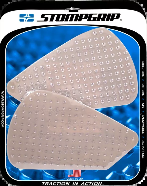 StompGrip Tank Grips – Volcano – Clear – BMW – R ’17-’23
