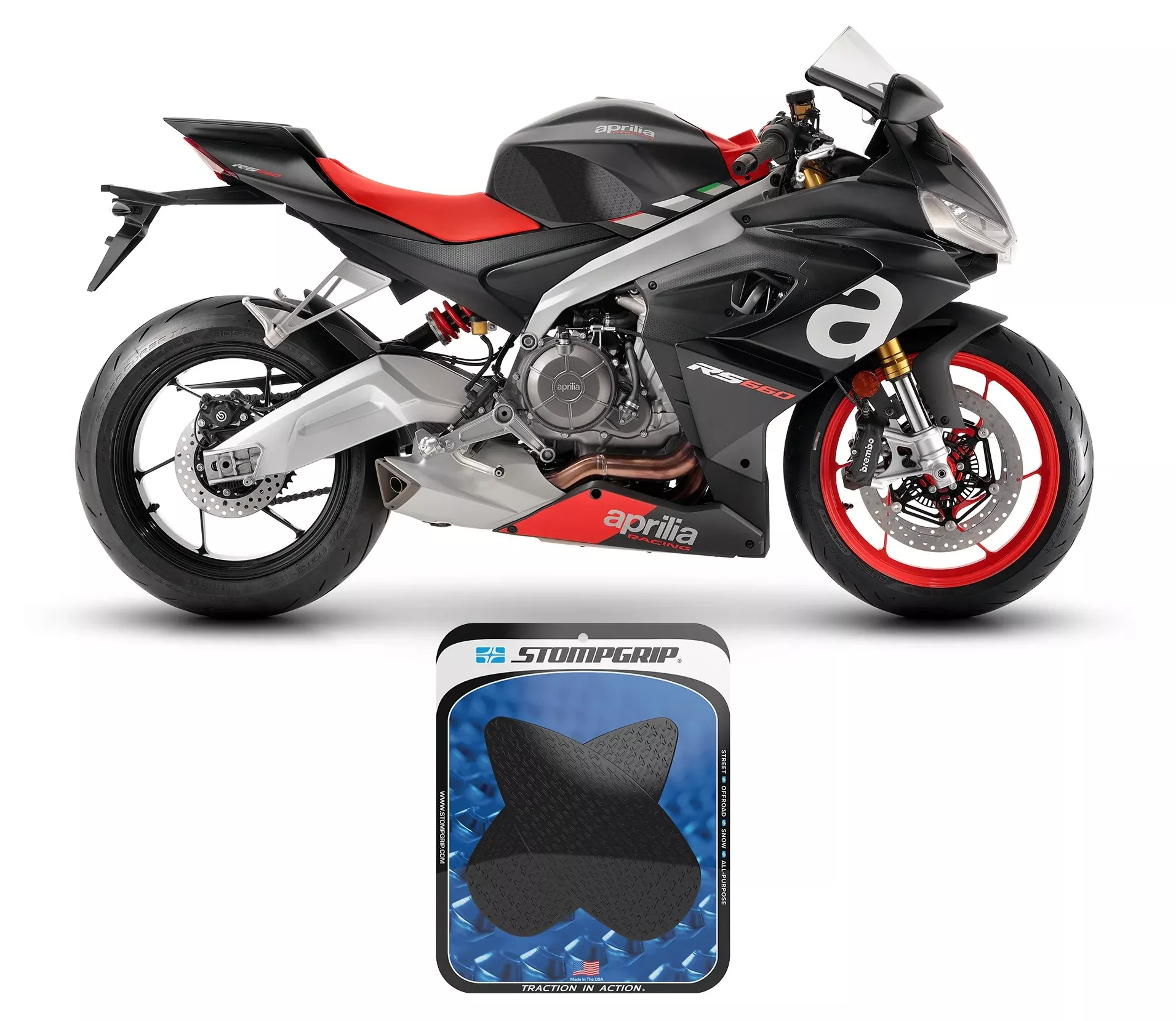Stompgrip Tank Pad Aprilia RS 660 / Tuono 660 / Factory 2021-2025