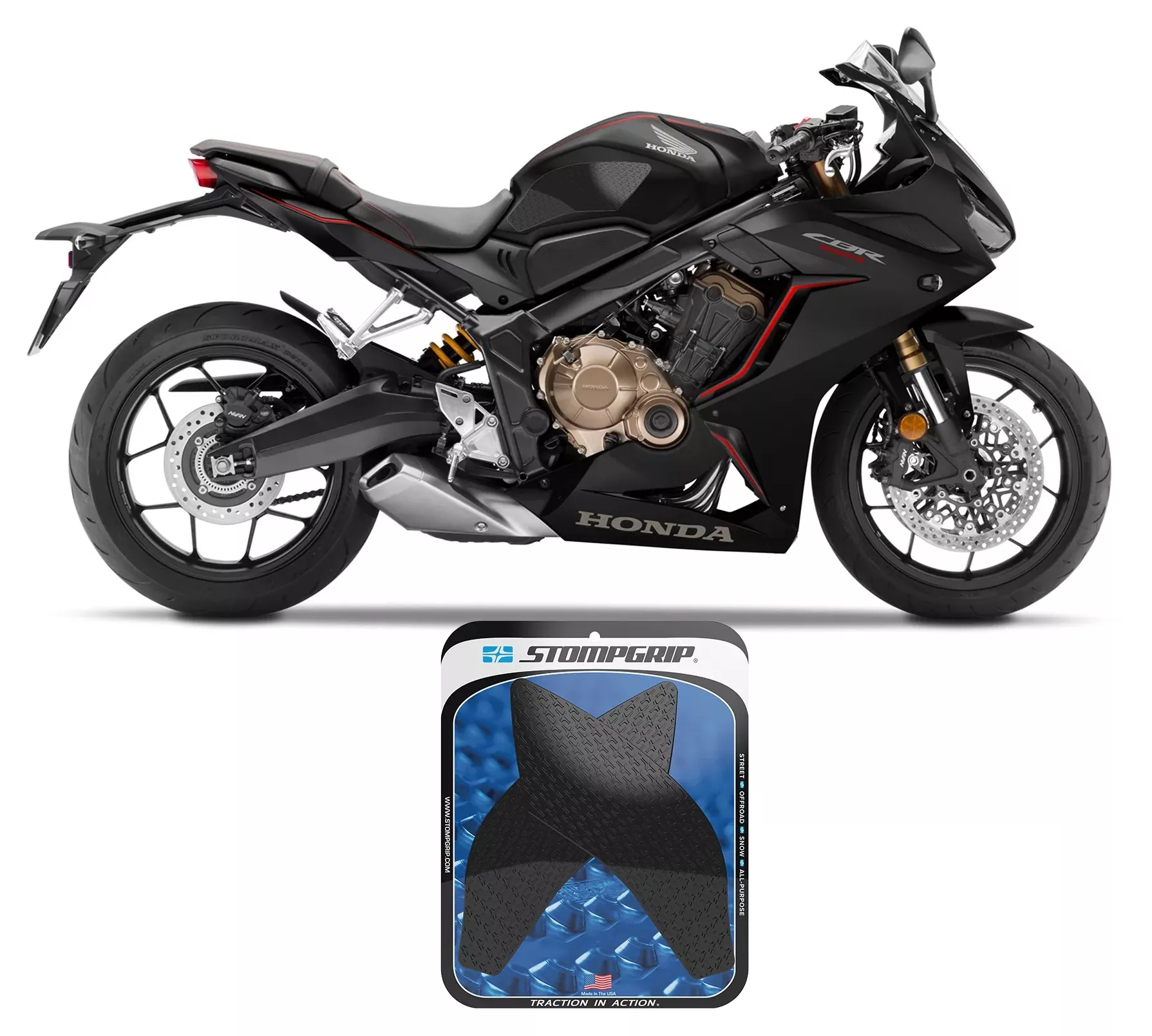 Stompgrip Tank Pad Honda CB300R / Cb650R / CBR650R 2019-2026