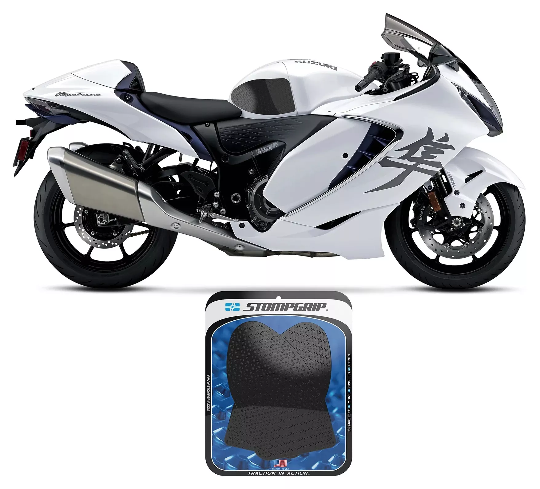 Stompgrip Tank Pad Suzuki Hayabusa 2022-2026