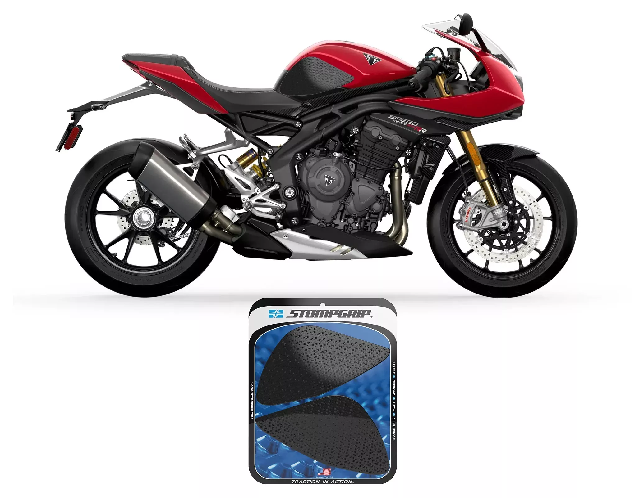 Stompgrip Tank Pad Triumph Speed Triple 1200RR / RS 2021-2026