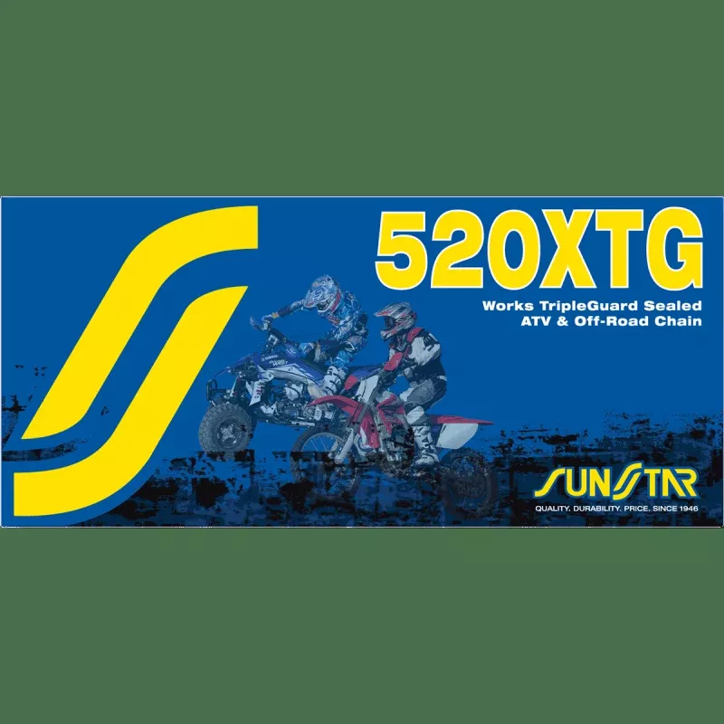 Sunstar Sprockets 520-120 SS520XTG Works Tripleguard Sealed Chain