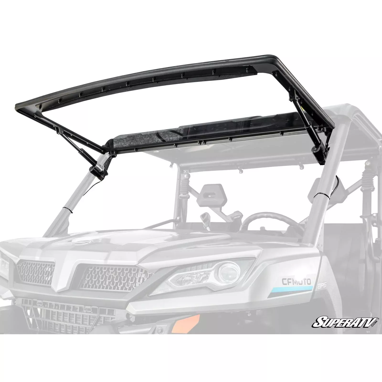 SuperATV CFMOTO UForce 1000 MaxDrive Power Flip Windshield PFWS-CF-UF1000-70