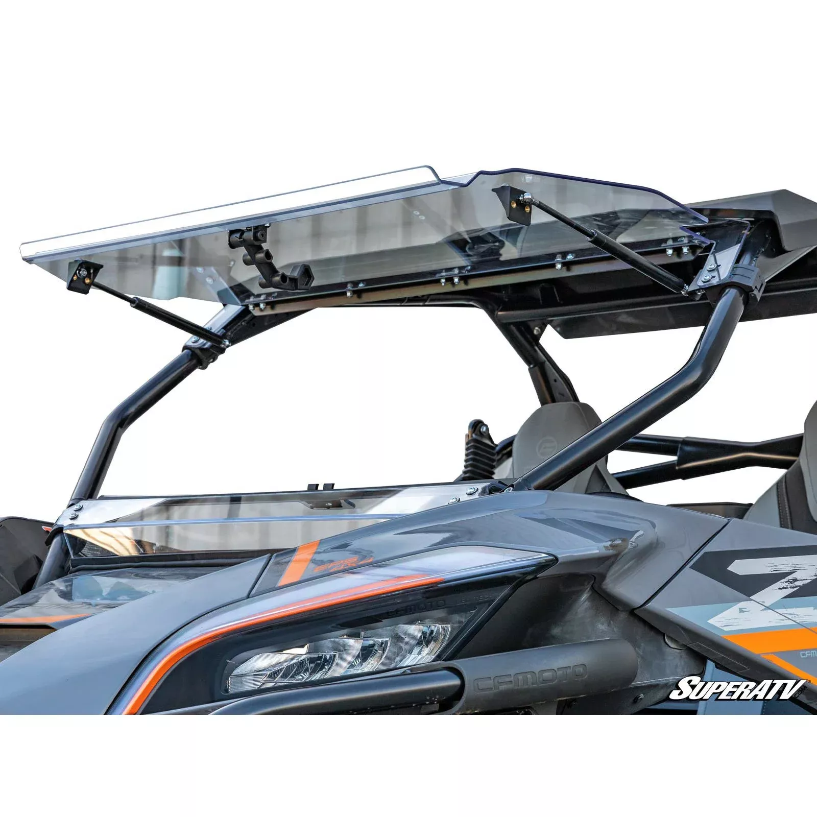 SuperATV CFMOTO ZForce 950 Scratch Resistant Flip Windshield FWS-CF-ZF950-70